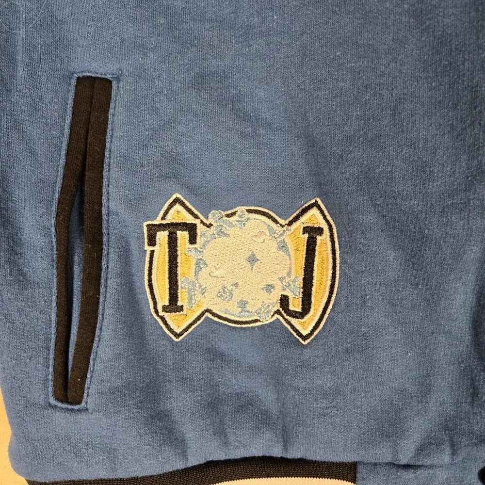 Tom And Jerry Varsity Jacket Youth Kids XL Snap Cartoon‎ Patch Letterman Vintage